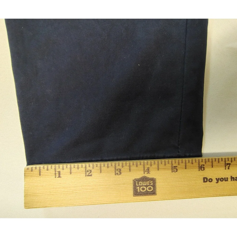 Banana Republic Slim Fit Navy Blue Chino Pants Mens 30x30 Cotton Stretch Twill